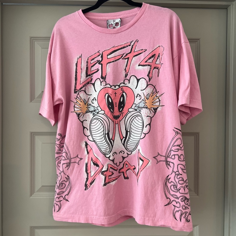 Trippie Redd Left 4 Dead Pink Graphic Tee